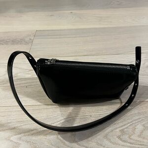Zara Glossy Black Mini Bag